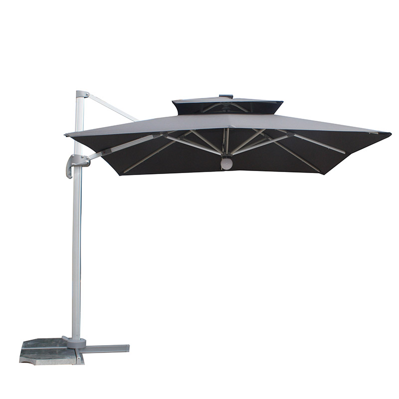 MYB-003-L Solar Double Top Small Roman Particle Light Umbrella