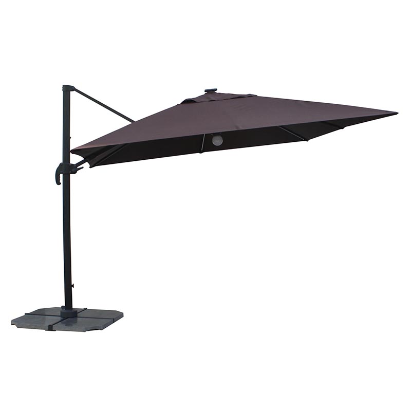 MYB-003-K Solar Small Roman Light Bar Umbrella